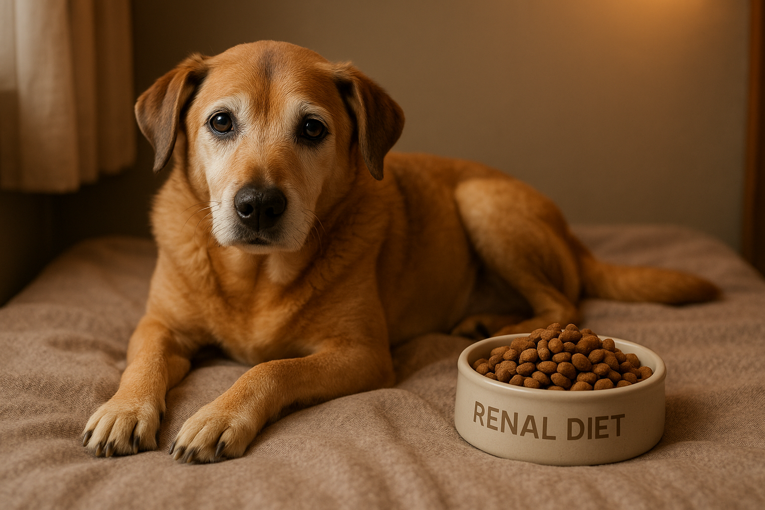 Insufficienza renale nel cane: sintomi, cause e dieta consigliata