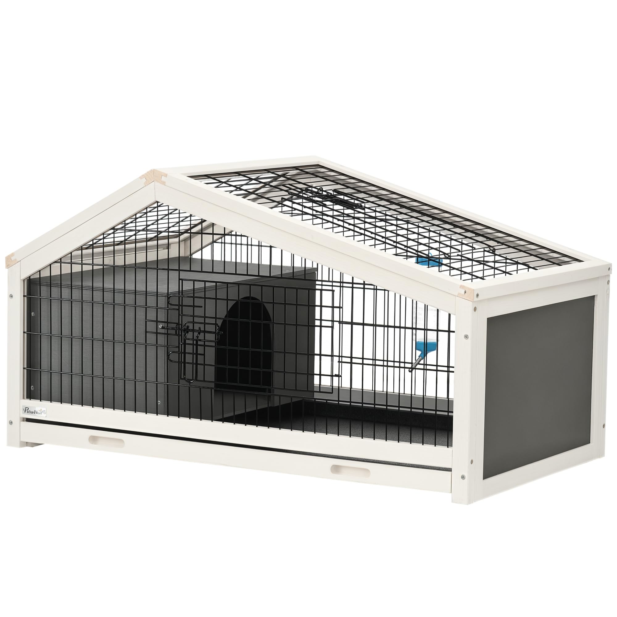 PawHut gabbietta per conigli in legno con area aperta in offerta Amazon: praticità e comfort con il 32% di sconto