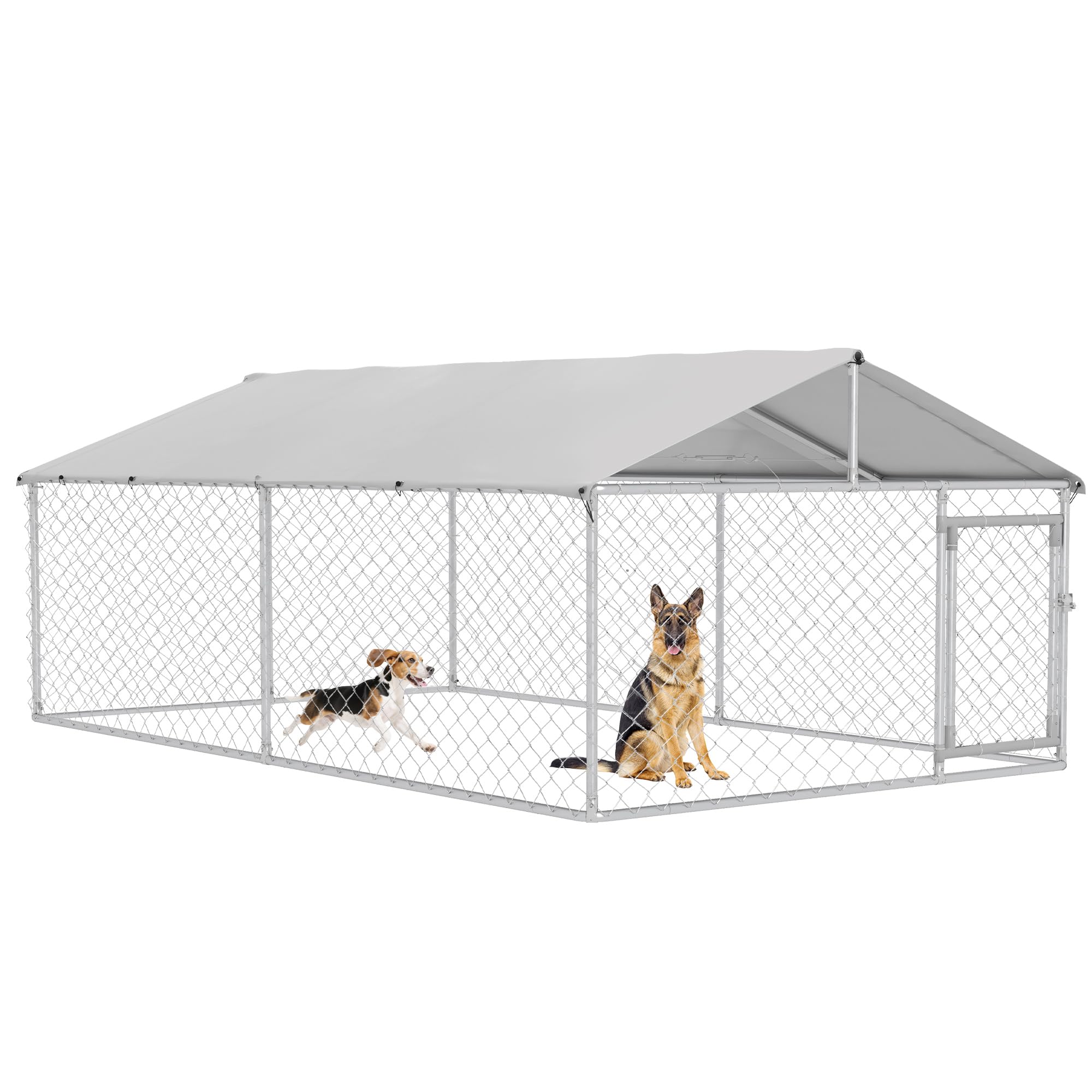 PawHut kennel per cani da esterno: recinto con copertura impermeabile in offerta del 22% su Amazon